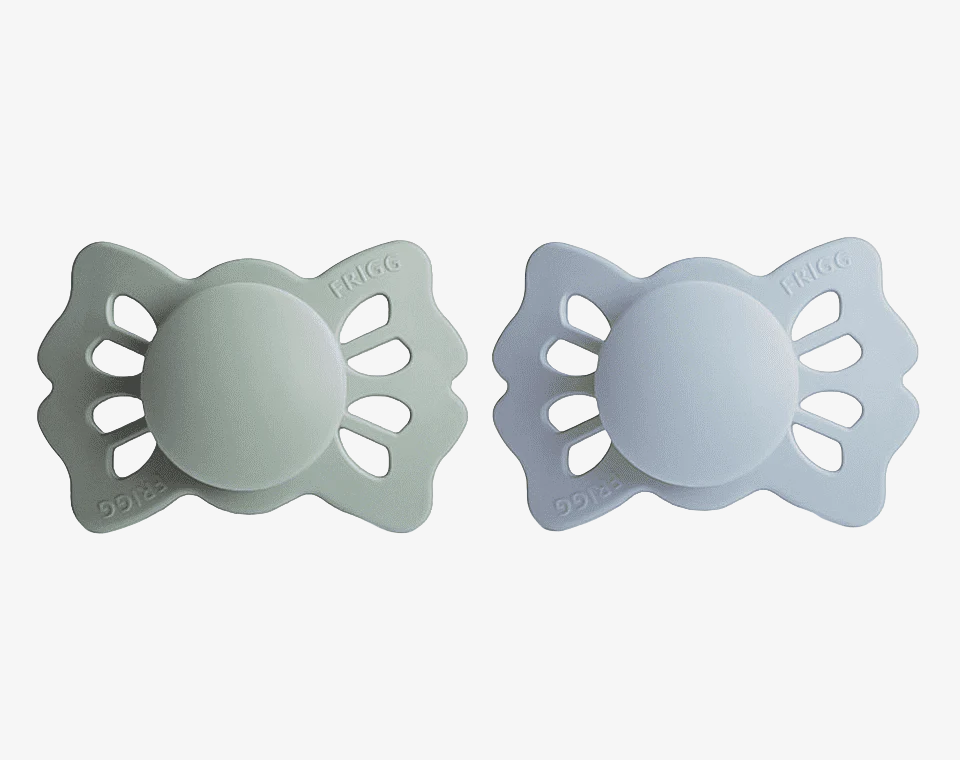 זוג מוצצים LUCKY- Sage/Powder Blue- size 1