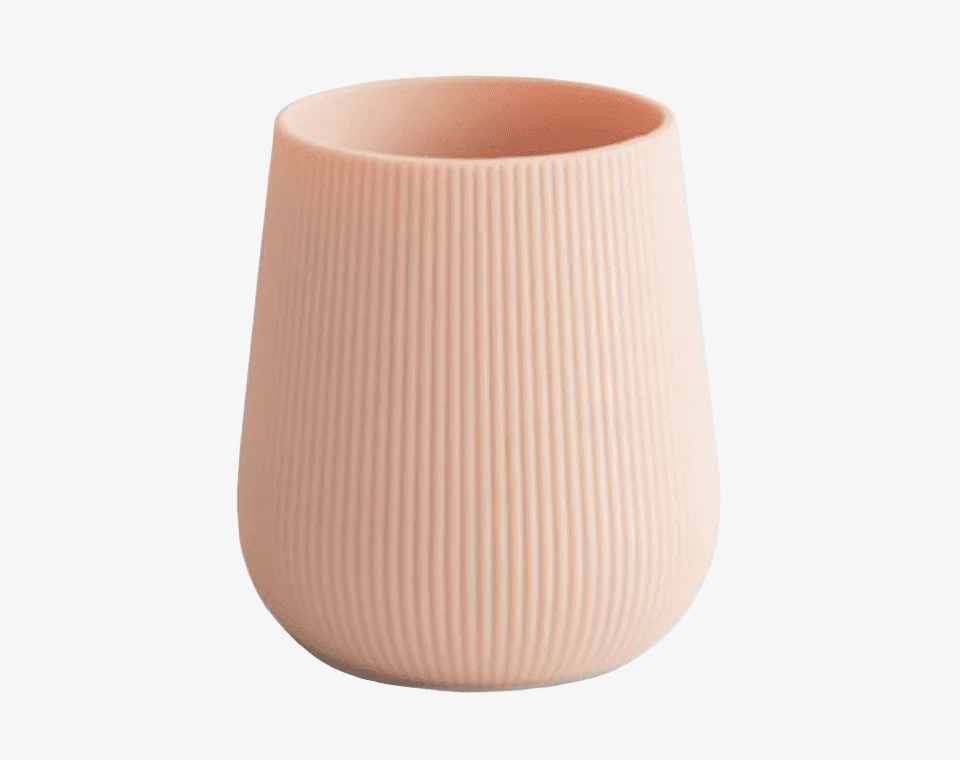 כוס שתייה ראשונה מסיליקון לתינוק Blush