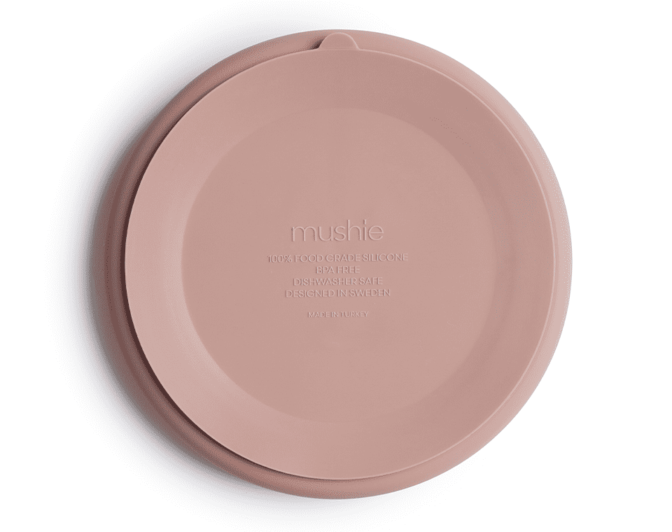 צלחת סיליקון מחולקת Blush