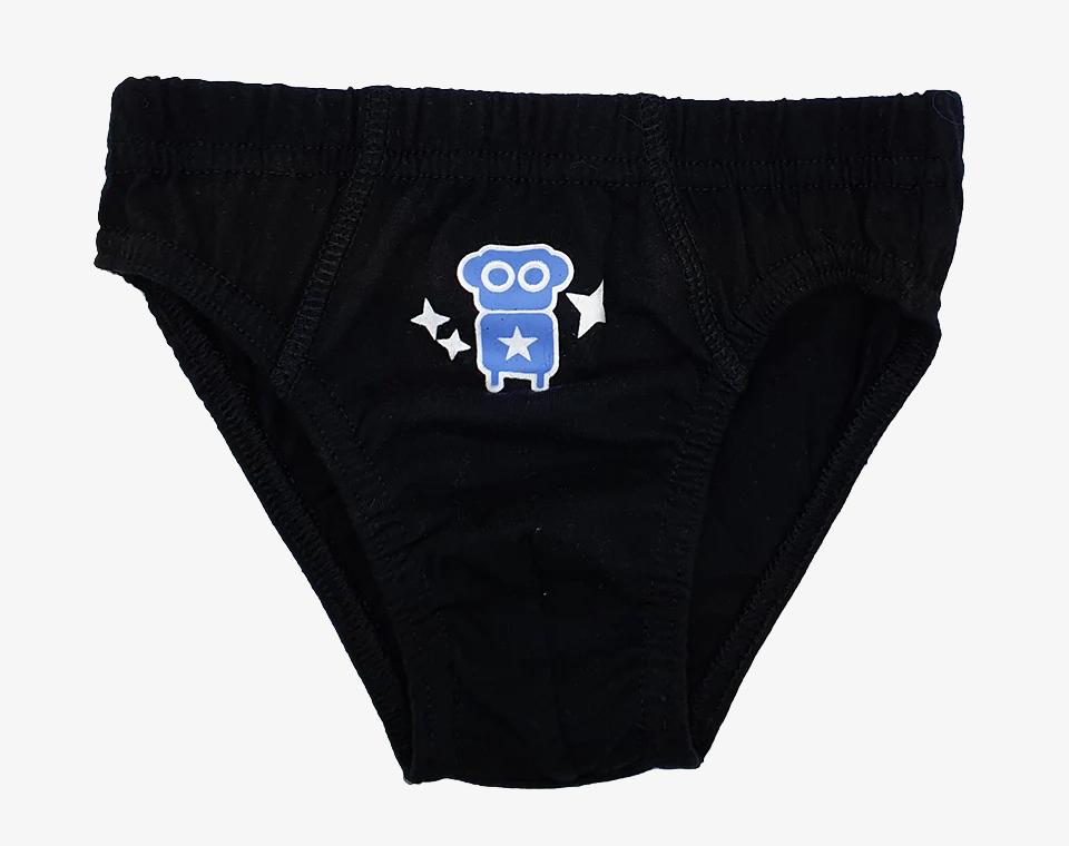 מארז חמישיית תחתוני בנים חללית שחור