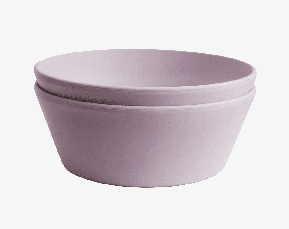 זוג קערות עגולות Soft Lilac