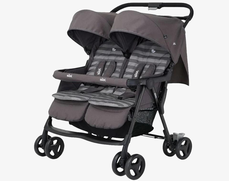 עגלת תאומים AIRE JOIE dark pewter