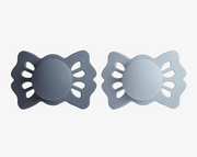 זוג מוצצים LUCKY- Slate/Powder Blue- size 1