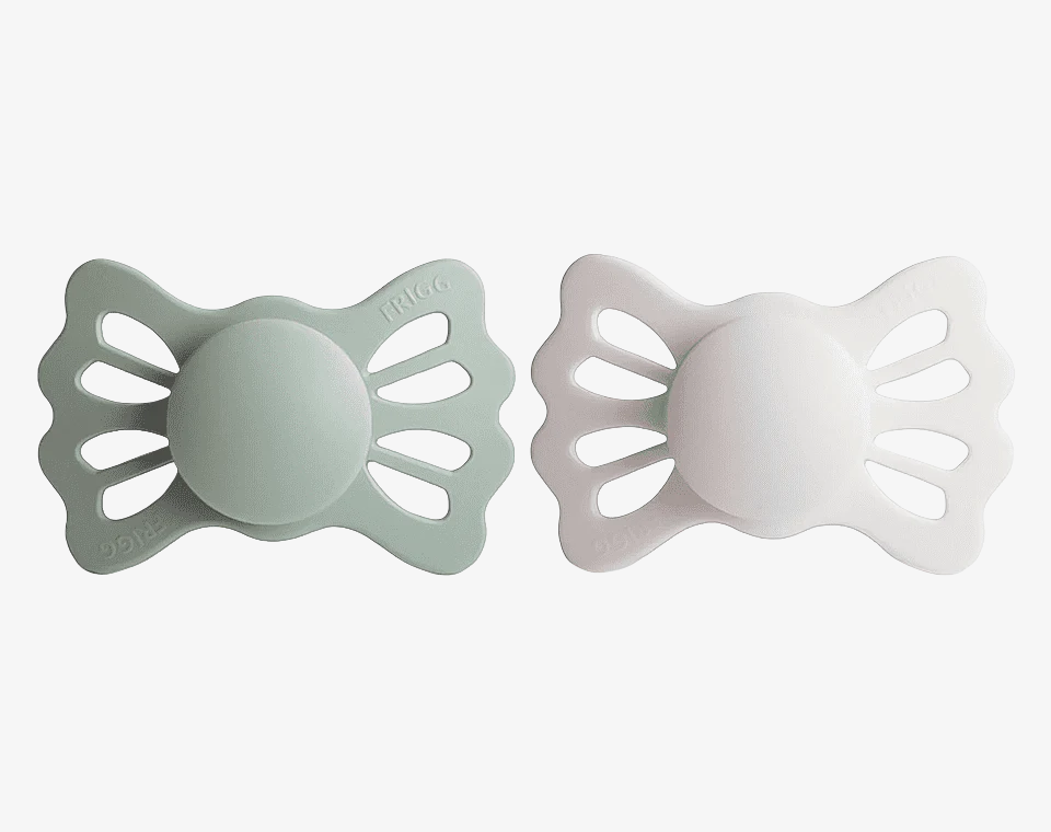זוג מוצצים LUCKY- Sage/Silver Gray- size 2