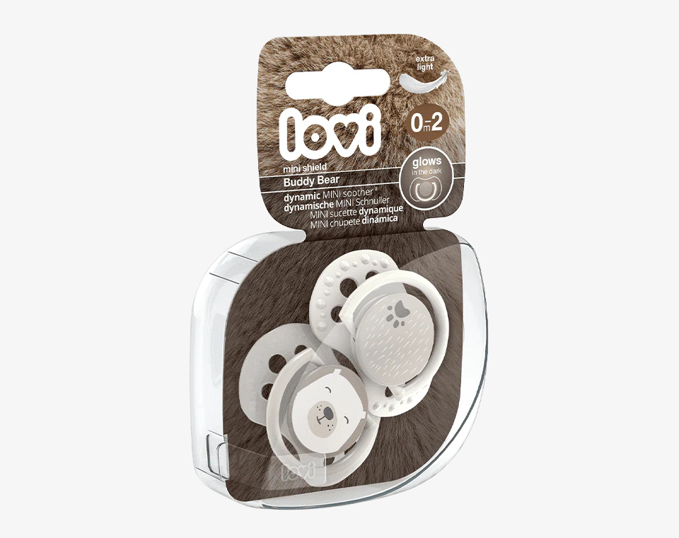 זוג מוצצי סיליקון מהדורת חברי הדוב 0-2 לאבי Lovi