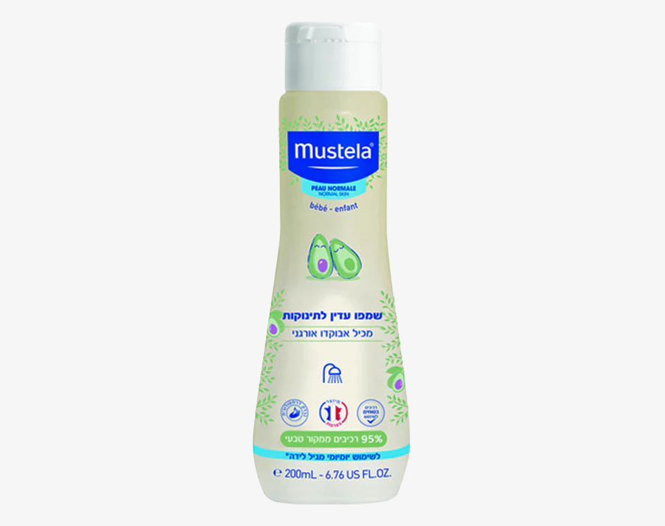 שמפו עדין לתינוקות 200 מ״ל Mustela