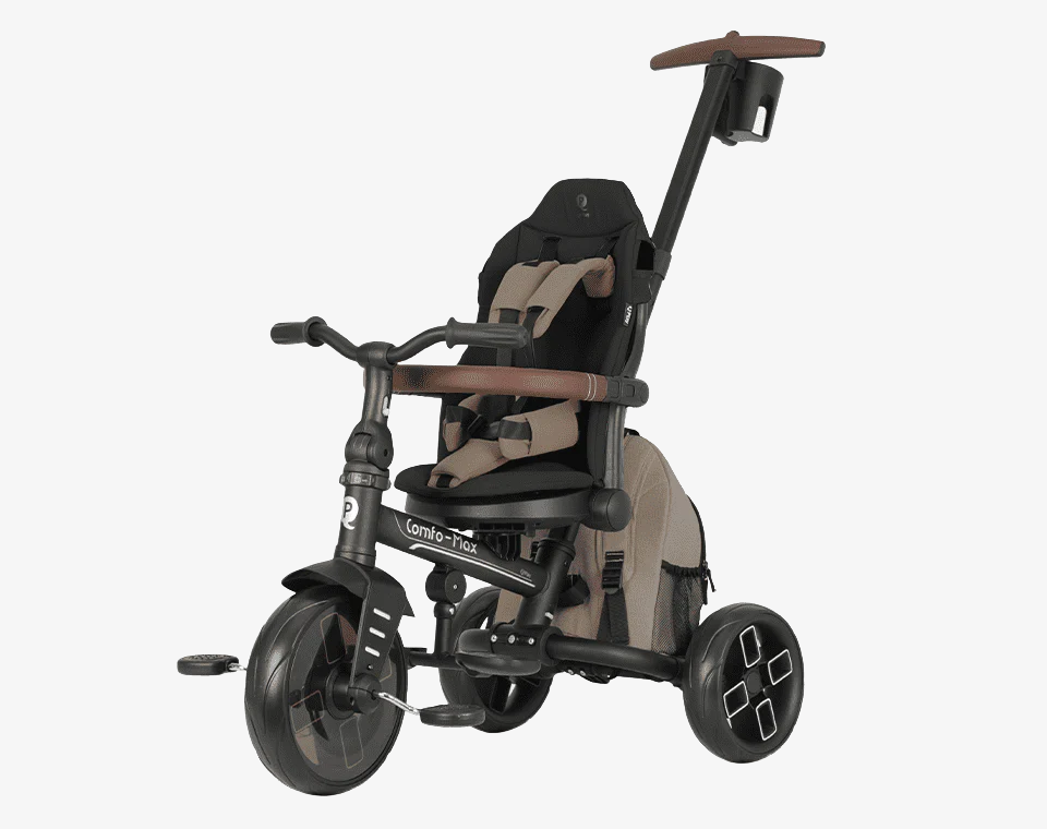 תלת אופן מתקפל מסתובב Comfo Max קפה