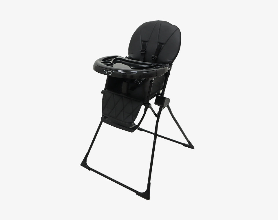 כיסא אוכל מתקפל Pico שחור