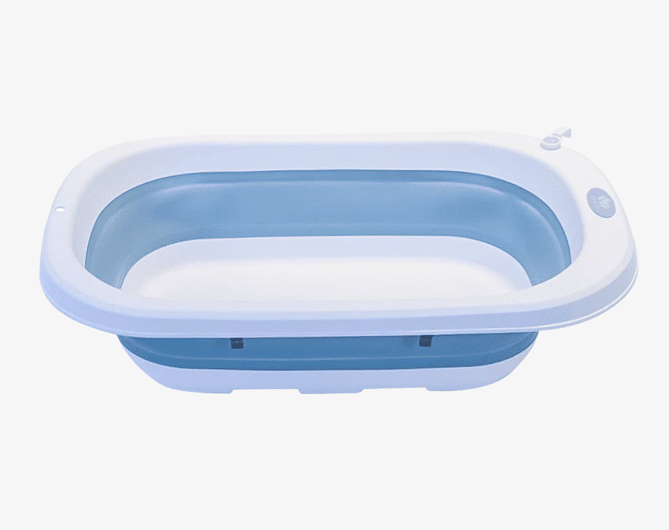 אמבטיה לתינוק כחול+ מעמד