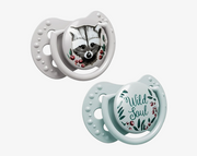 זוג מוצצי סיליקון מהדורת טבע פראי כחול לאבי Lovi