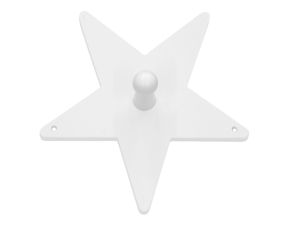 מתלה וו יחיד לבן STAR