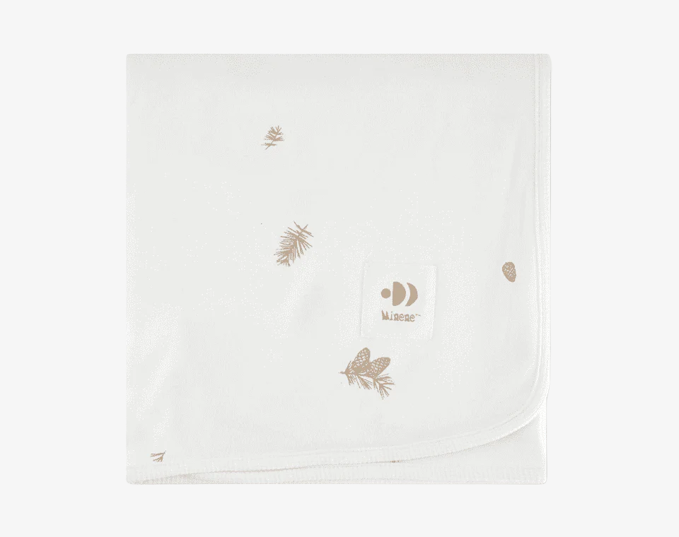 שמיכת קיץ דו צדדית- שמנת מודפס OS