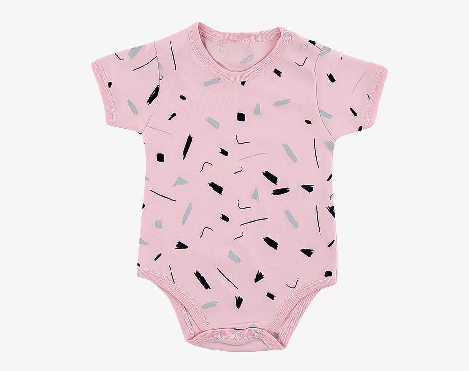 שלישיית בגדי גוף שרוול קצר I'ts all about you