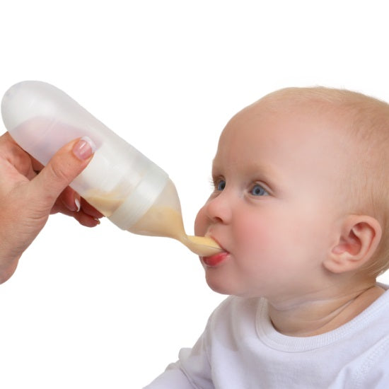 בקבוק סיליקו עם כפית נטורל טאצ'י