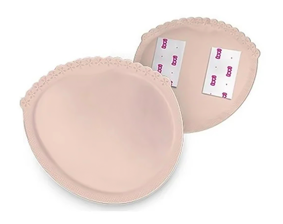 רפידות הנקה עם גימור תחרה 20 יחידות קרם לאבי Lovi