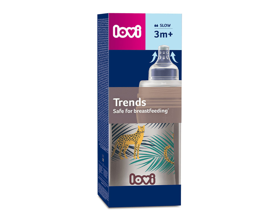 בקבוק הזנה מסדרת Trends ג'ונגל 250 מ"ל לאבי Lovi