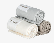 שלישיית חיתולי טטרה תכלת LU&ME