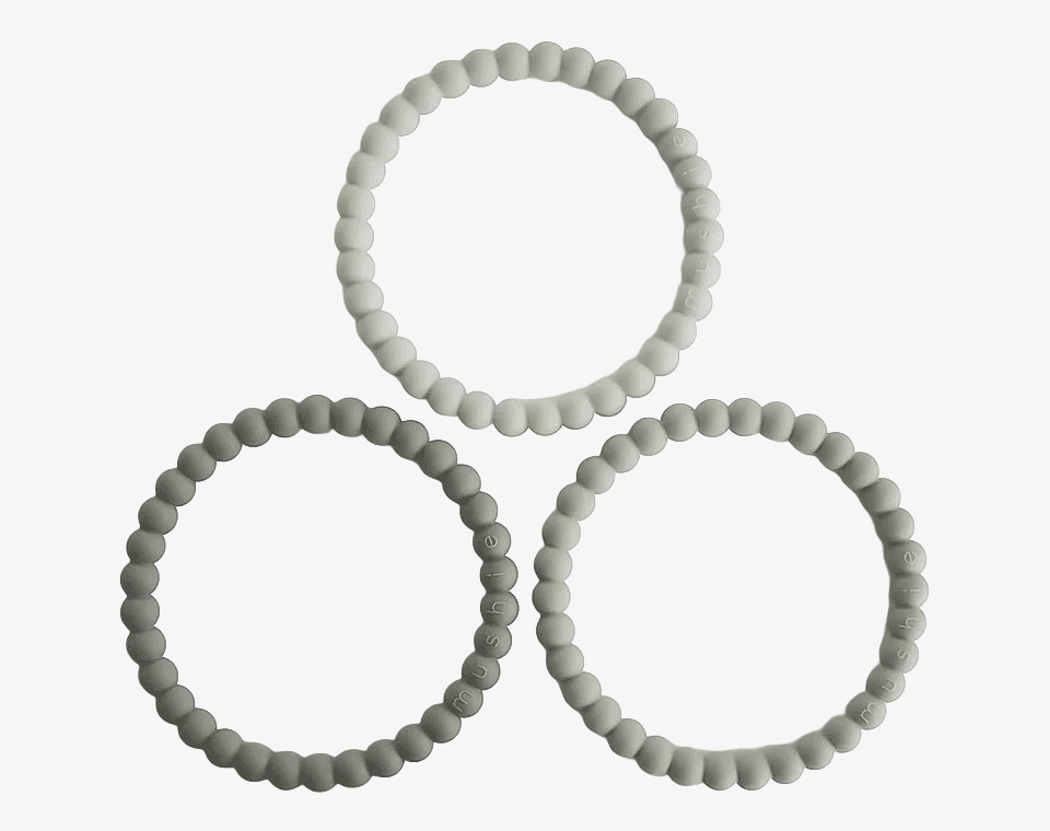 שלישיית צמידי נשכנים Green Tea/ Cool Gray/ Sea Solt