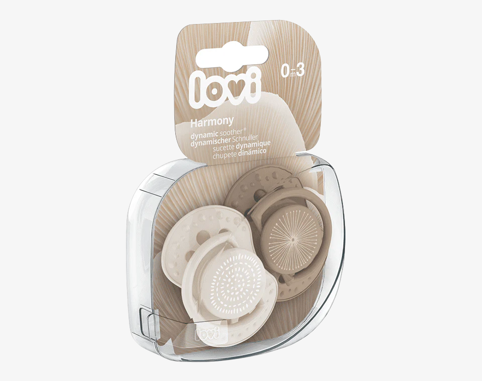 זוג מוצצי סיליקון מהדורת הרמוניה חום לאבי Lovi
