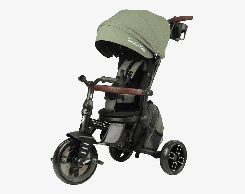 תלת אופן מתקפל מסתובב Comfo Max ירוק