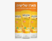 תחליב רחצה ושמפו - מארז שלישייה