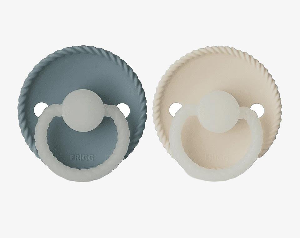 זוג מוצצים ROPE Night- Stone Blue/ Cream