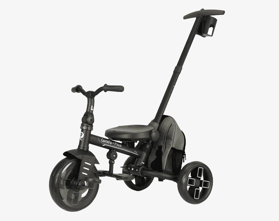 תלת אופן מתקפל מסתובב Comfo Max ירוק ללא משענת גב