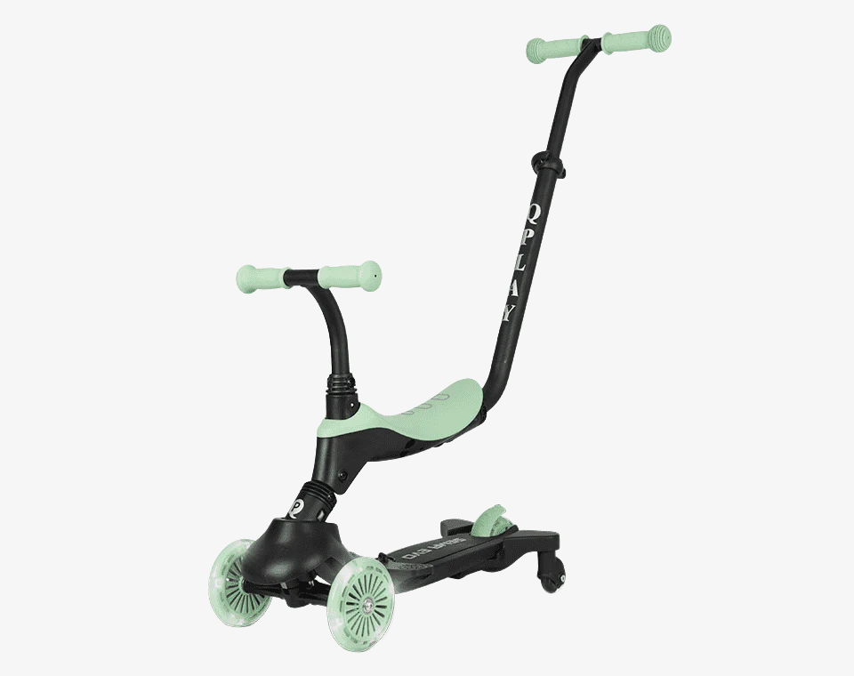 קורקינט SEMA EVO עם גלגלי עזר 5 ב-1 ירוק
