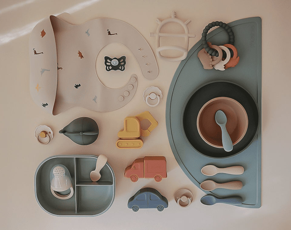 זוג כפיות התחלה לפעוטות Tradewinds/Shifting Sand