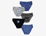 מארז חמישיית תחתוני בנים חללית שחור