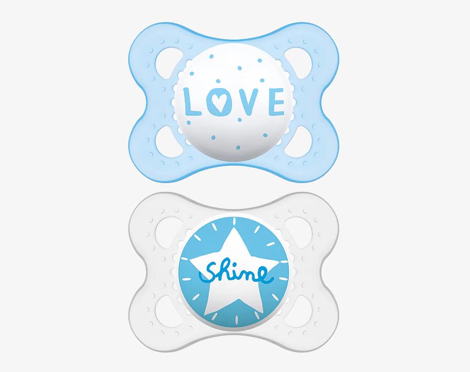 זוג מוצץ מיני אולטי סילק' 0-6M לילה