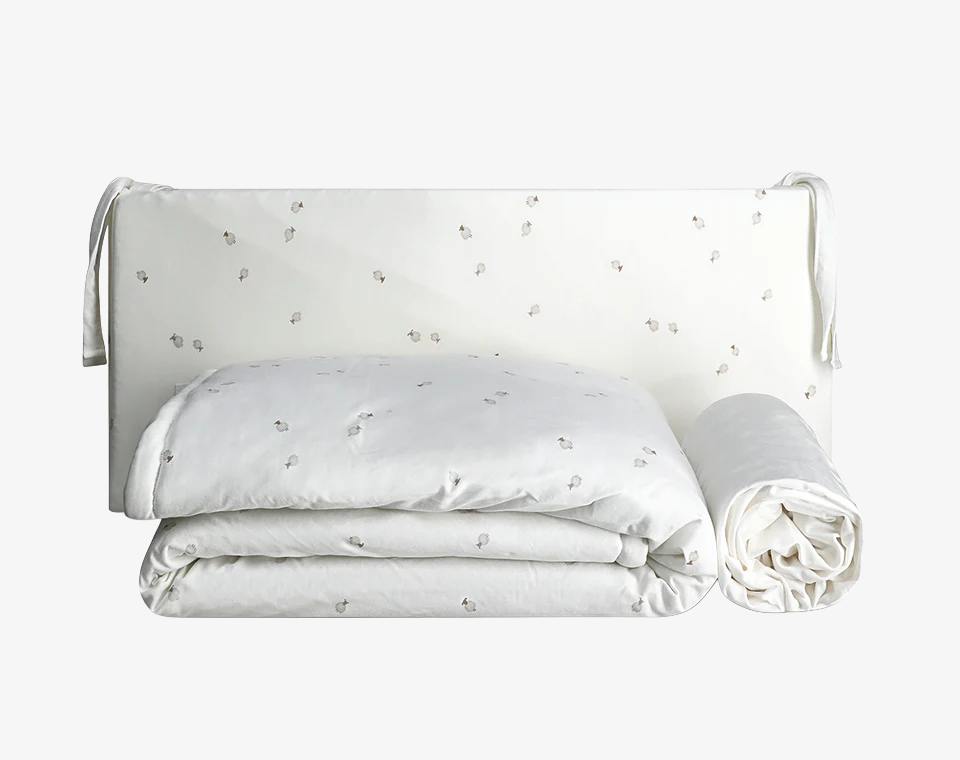 סט מצעים למיטת תינוק שמנת Sweet Dreams