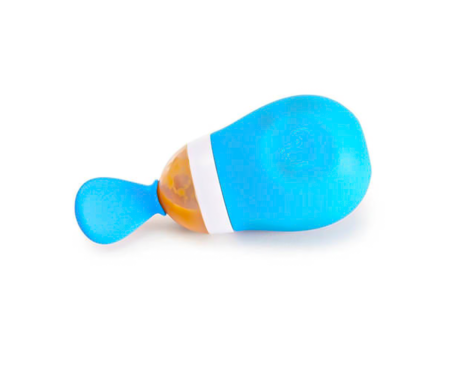 בקבוק כפית סיליקון להאכלה בלחיצה