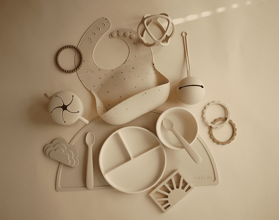 זוג כפיות סיליקון Ivory