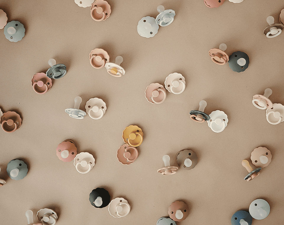 זוג מוצצים DAISY- Blush/ Woodchuck