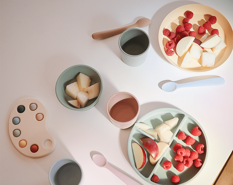 זוג כפיות סיליקון Blush/ Shifting Sand