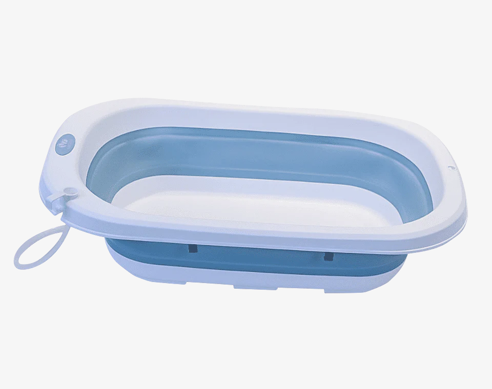 אמבטיה לתינוק כחול+ מעמד