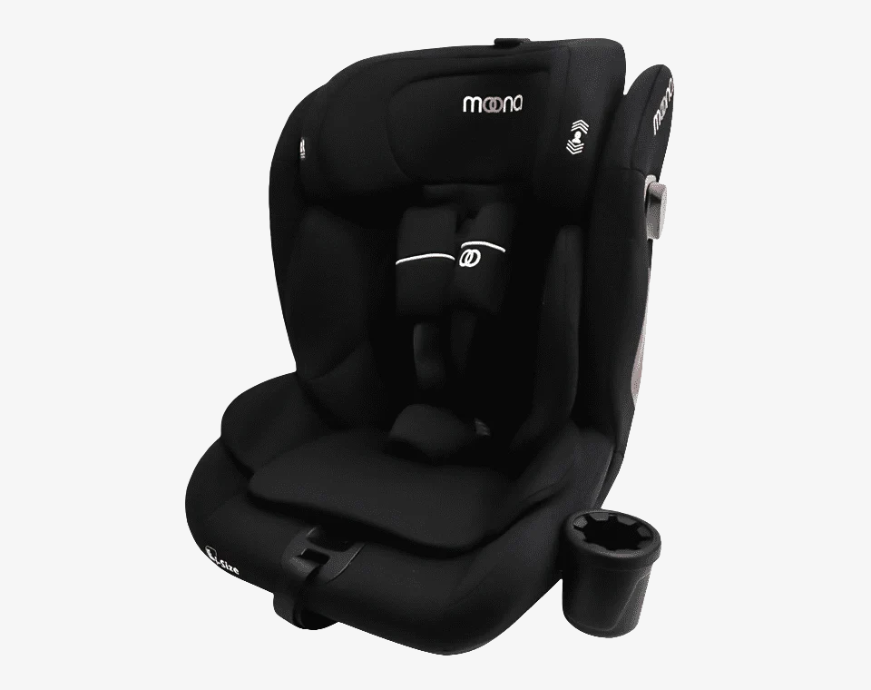 בוסטר גב רצועות כולל הגנות צד ומתקן לכוס I-size