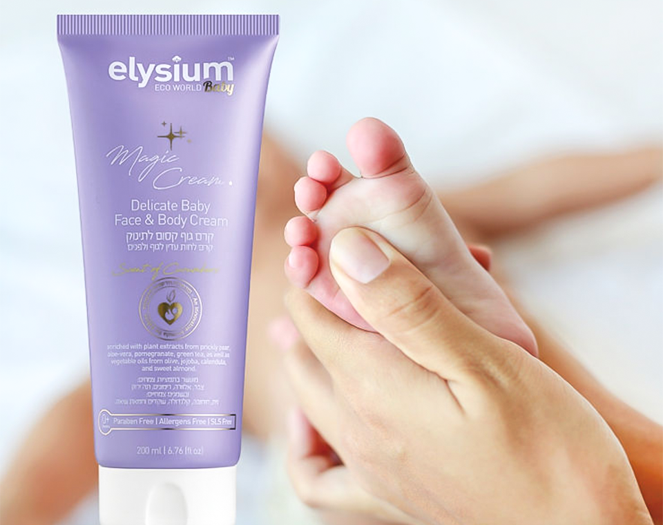 קרם גוף ופנים לתינוק 200 מ״ל