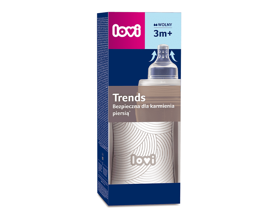 בקבוק הזנה מסדרת Trends הרמוניה 250 מ"ל לאבי Lovi