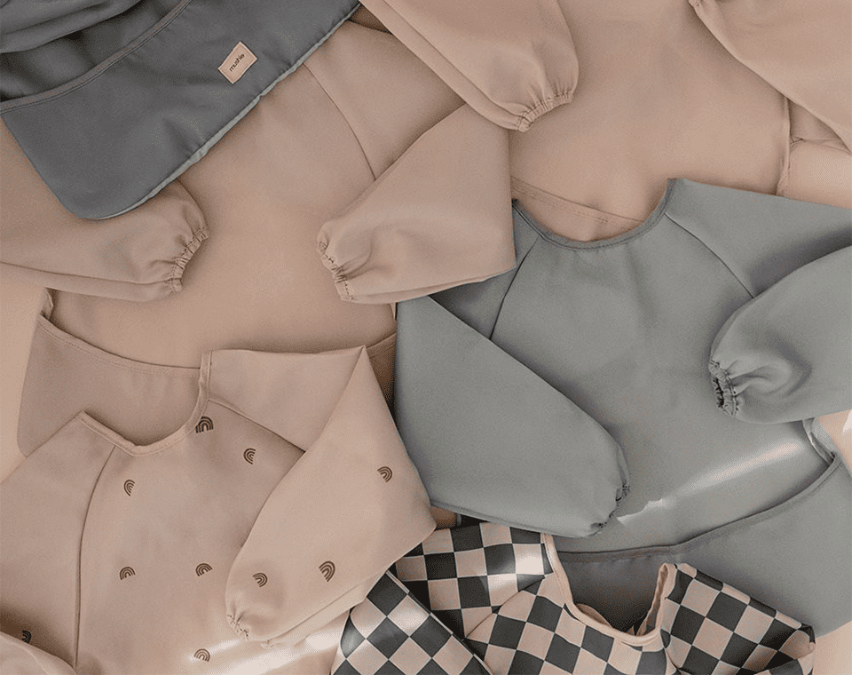 סינר שרוול ארוך Blush