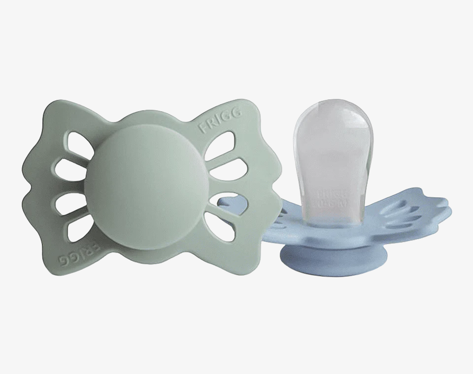 זוג מוצצים LUCKY- Sage/Powder Blue- size 1
