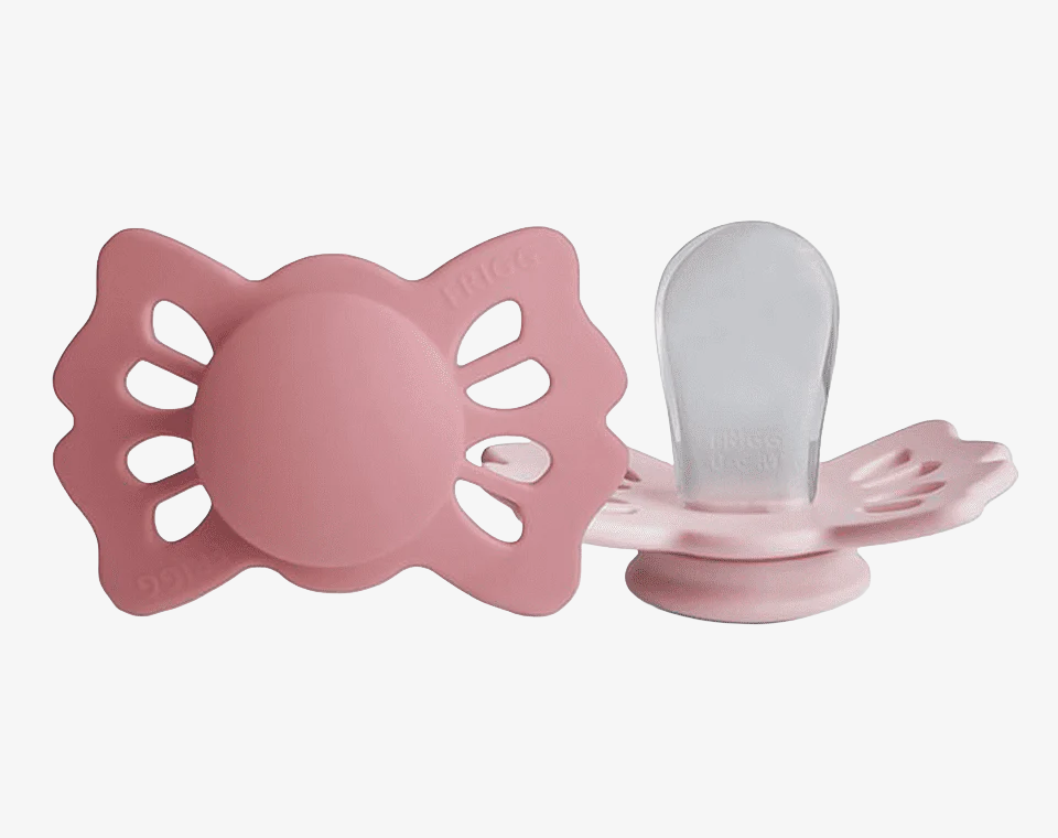 זוג מוצצים LUCKY- Cedar/Baby Pink- size 1