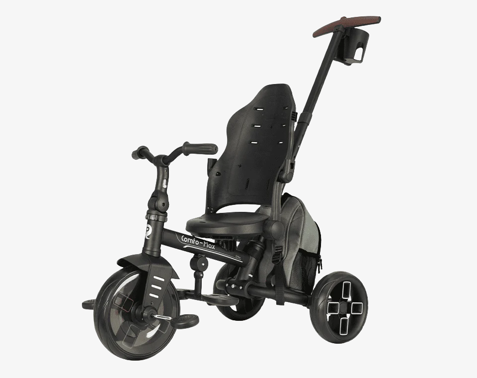 תלת אופן מתקפל מסתובב Comfo Max ירוק ללא הצללה