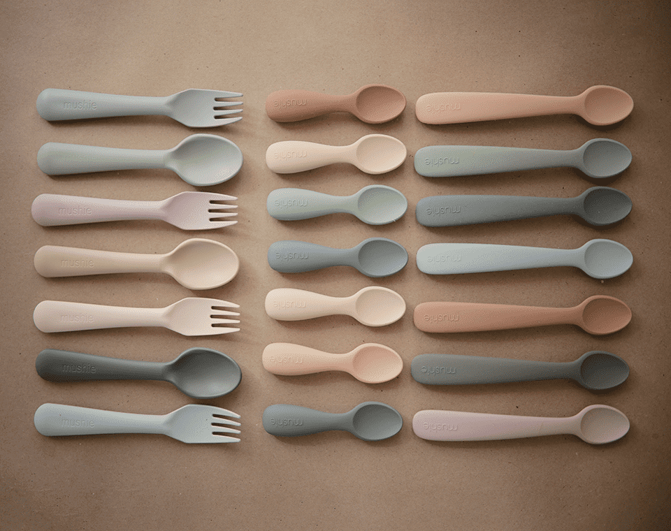 זוג כפיות התחלה לפעוטות Tradewinds/Shifting Sand