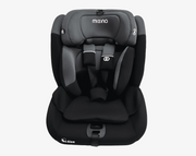 בוסטר גב רצועות I-size - שחור אפור