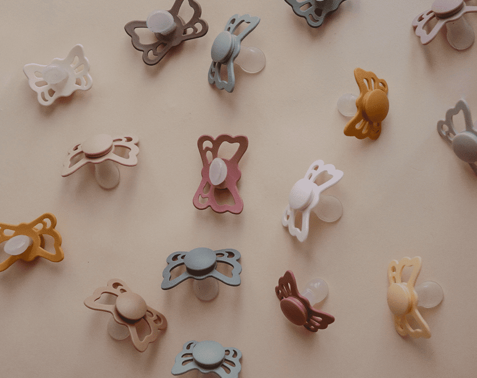 זוג מוצצים BUTTERFLY- מידה 1