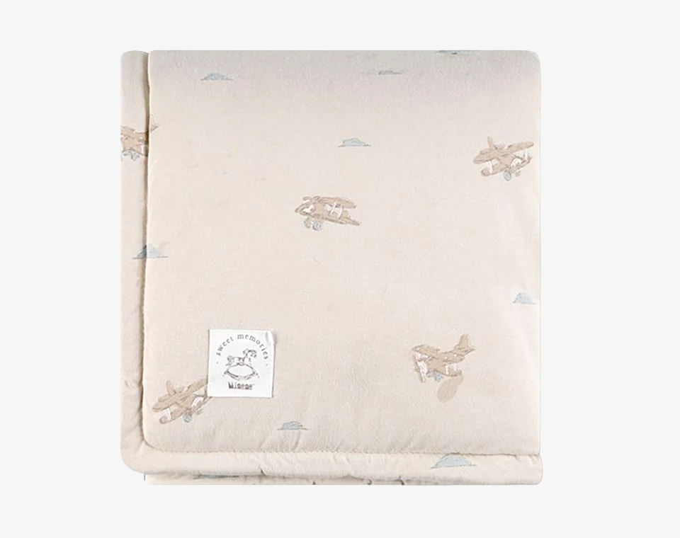 שמיכת Vintage Collection אבן מודפס