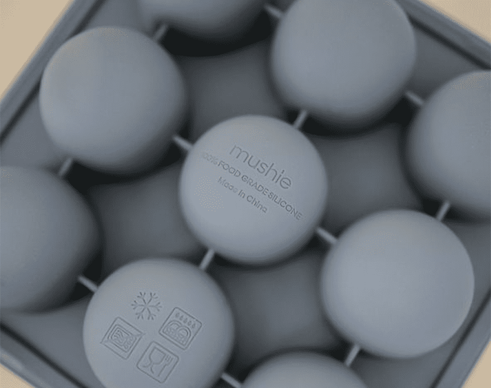 תבנית הקפאת מזון סיליקון Cambridge Blue