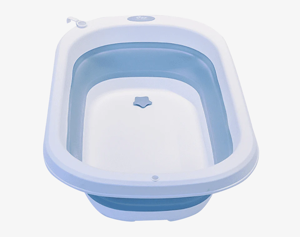 אמבטיה לתינוק כחול+ מעמד